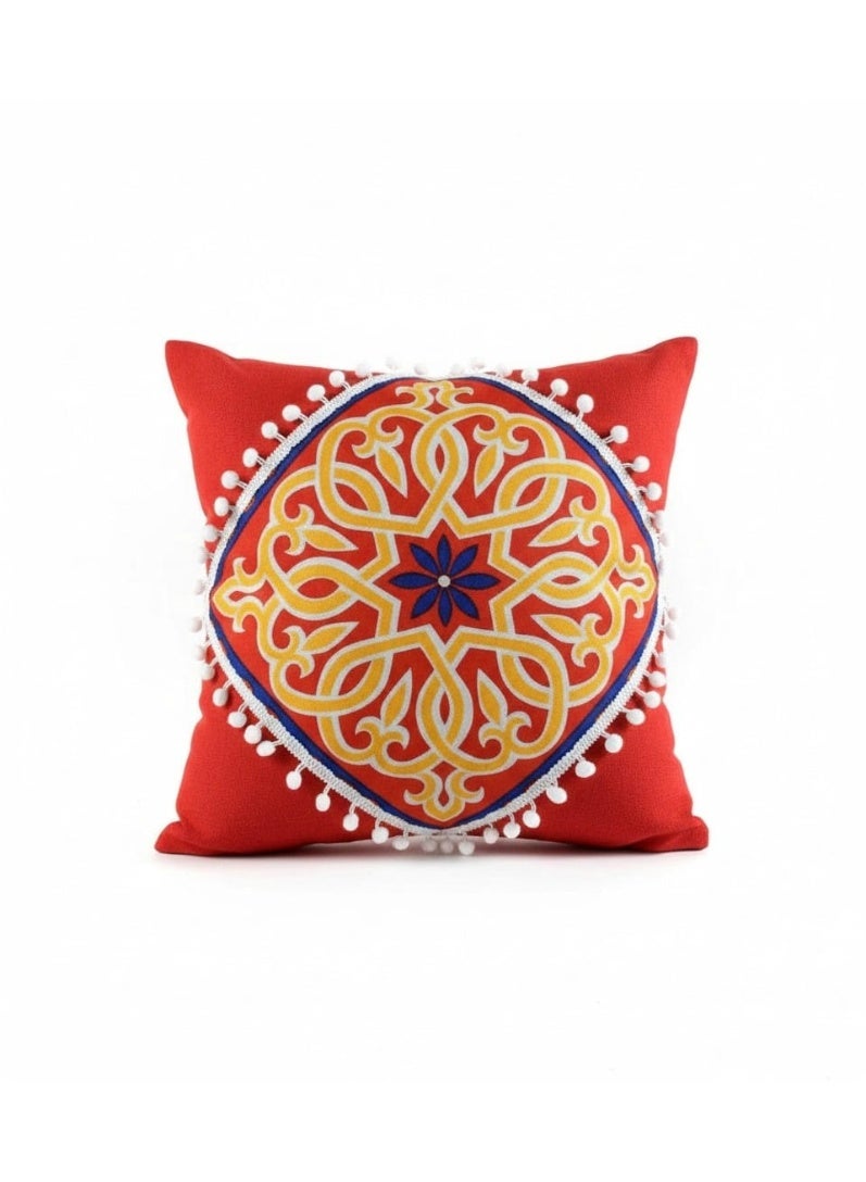 Classic tent style cushion 40 x 40 cm heavy duck fabric decorative throw pillow for sofa chair living room entereh arabic modern decor - Image 4